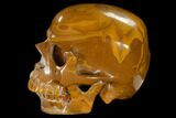 Realistic, Polished Mookaite Jasper Skull - Australia #116511-4